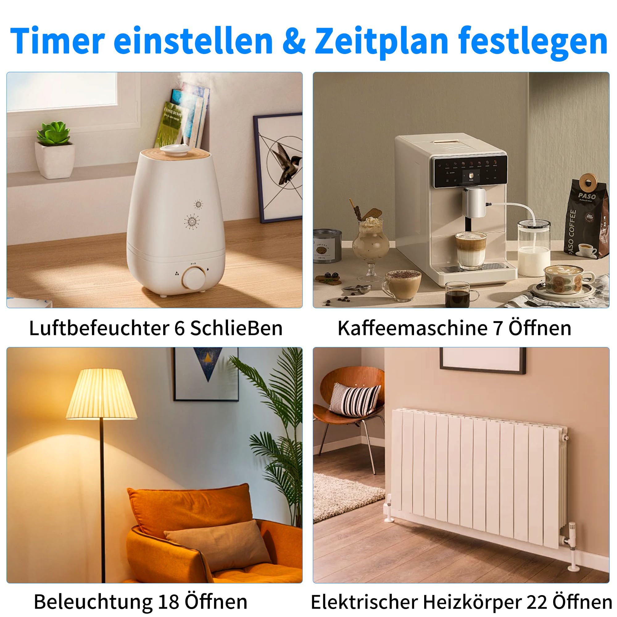 Mini interrupteur relais intelligent Wi-Fi & compteurs électriques intelligents (T3-MINI1PM, Lot de 2)