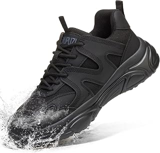 Women’s Non Slip Work Shoes, Waterproof Easy Clean Sneakers for Food Service, Chef, Kitchen & Restaurant, Thick Cushioned Comfort for All Day Standing