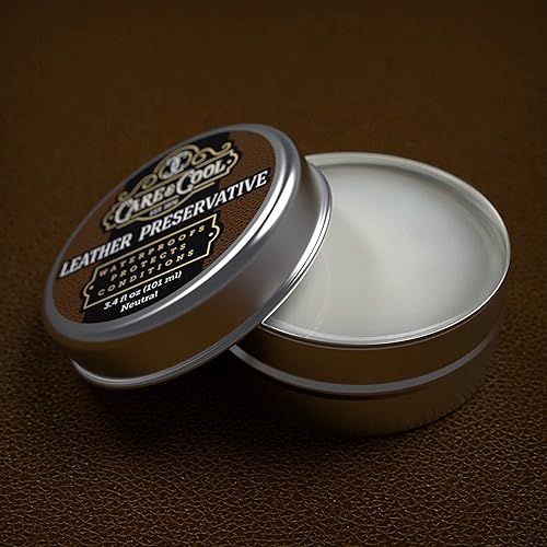 Miniatura 7 de Care & Cool El mejor acondicionador y protector de cuero (3.4 oz). Impermea, restaura y cura tus zapatos, botas, bolsos, chaquetas, sofás y muebles.
