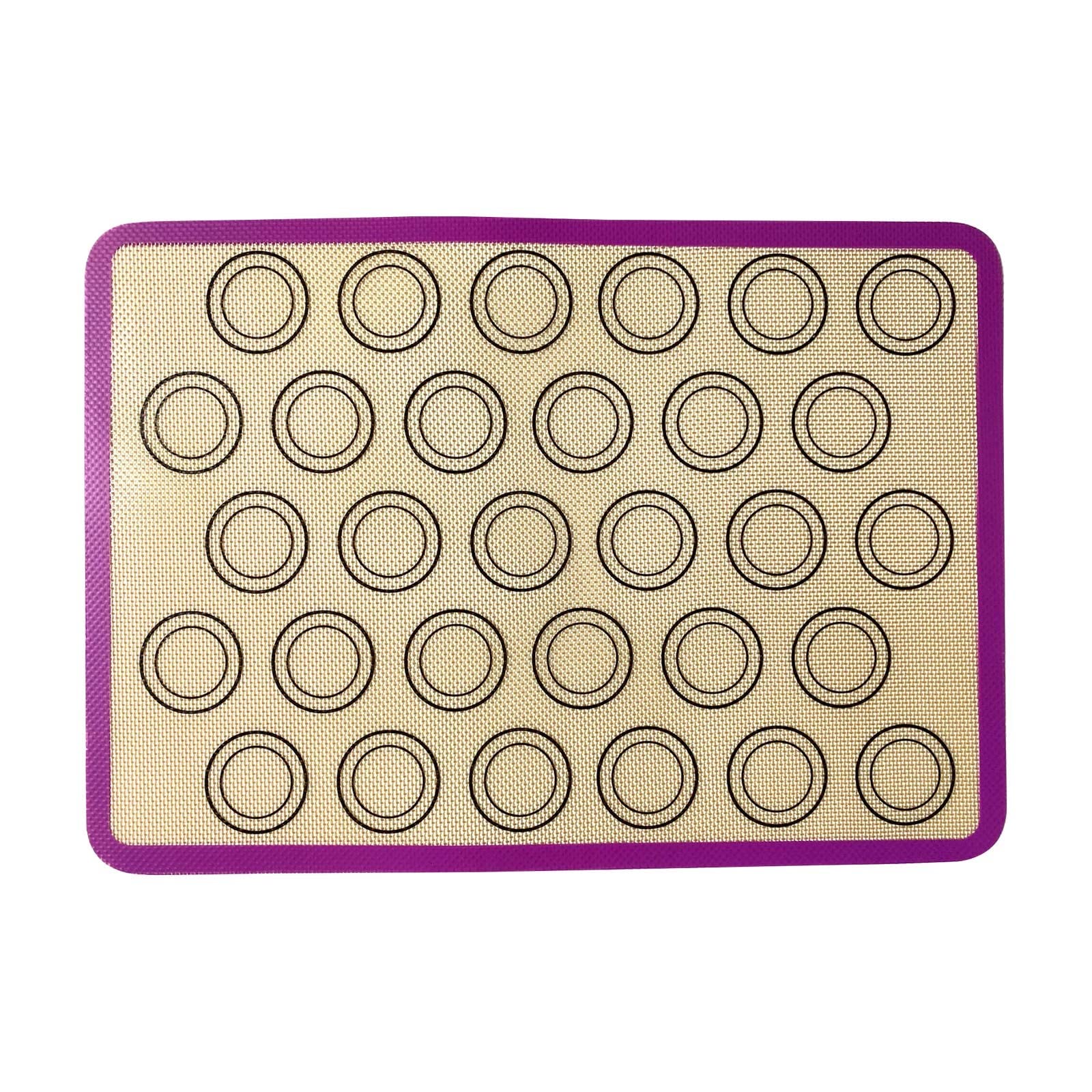 Silicone Backpad, High Temperature Fiberglass Macaron Backpad, Oven, Non-Stick Silica Gel Backpad XdJ402