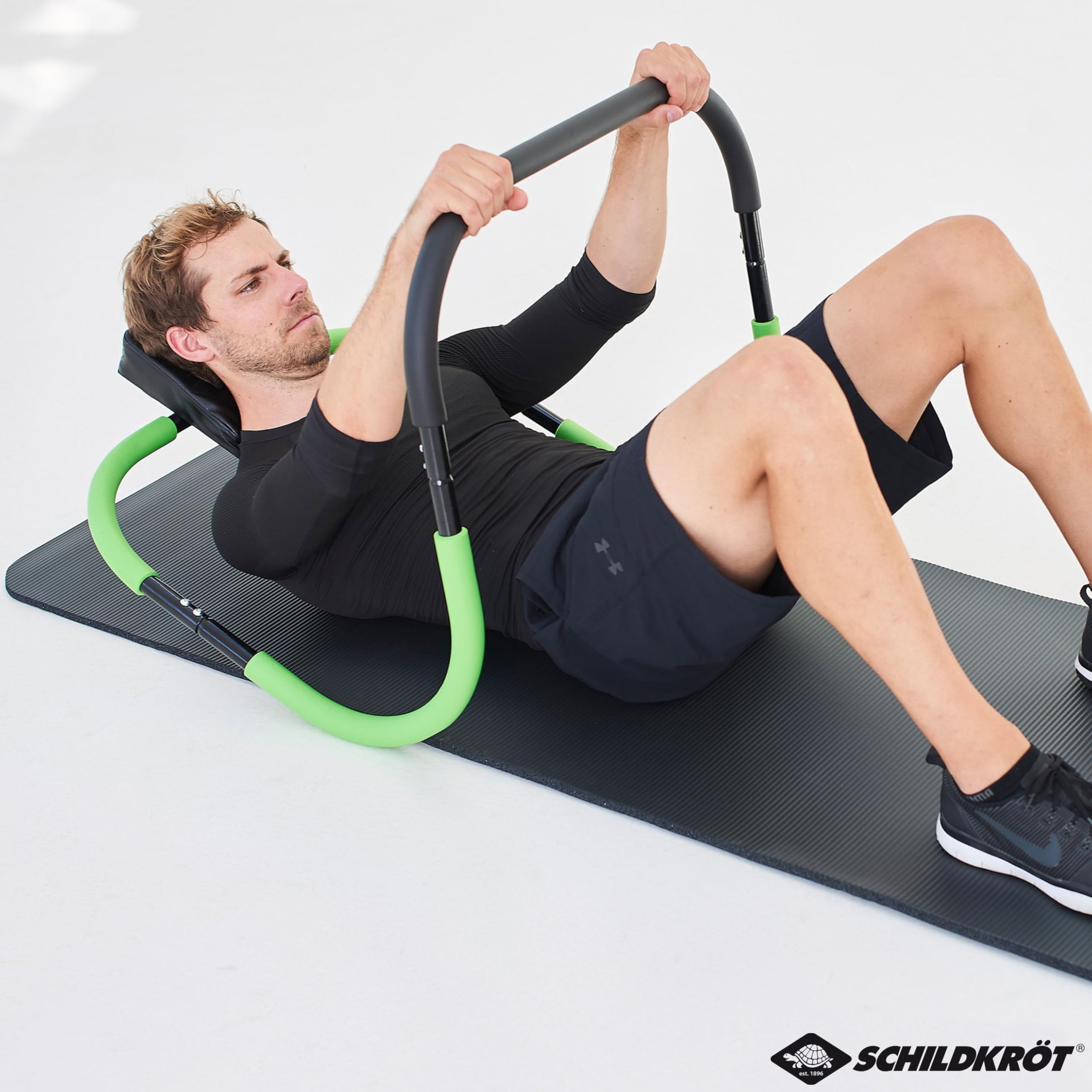 Schildkröt AB Trainer, Entraîneur Abdominal, Noir/Vert, 960249