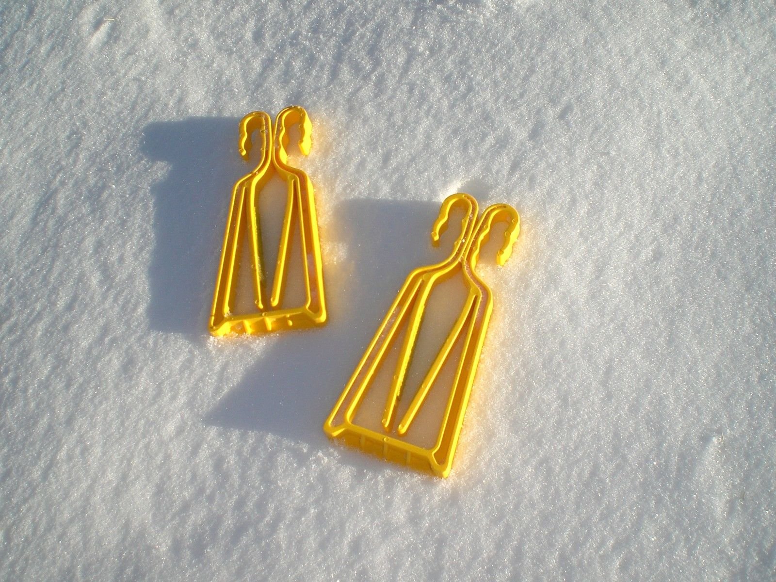 Porte-Skis et bâtons Jaune Paire Rapide Simple