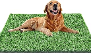 Dog Pee Grass, 51.2in X 31.5in Dog Potty Grass, Artificial Grass for Dogs Suitable for Indoor/Outdoor and Dog Potty Training （Turf Dog Potty Easy to Clean and Use