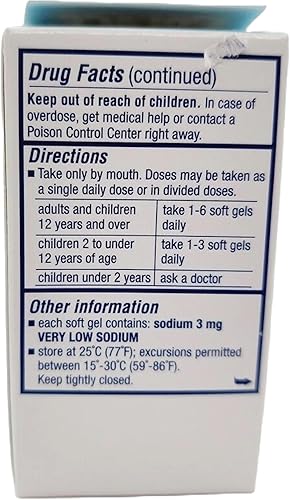 Miniatura 3 de Colace Clear Docusate - Suavizante de heces de sodio de 50 mg, 28 unidades por caja (paquete de 4)