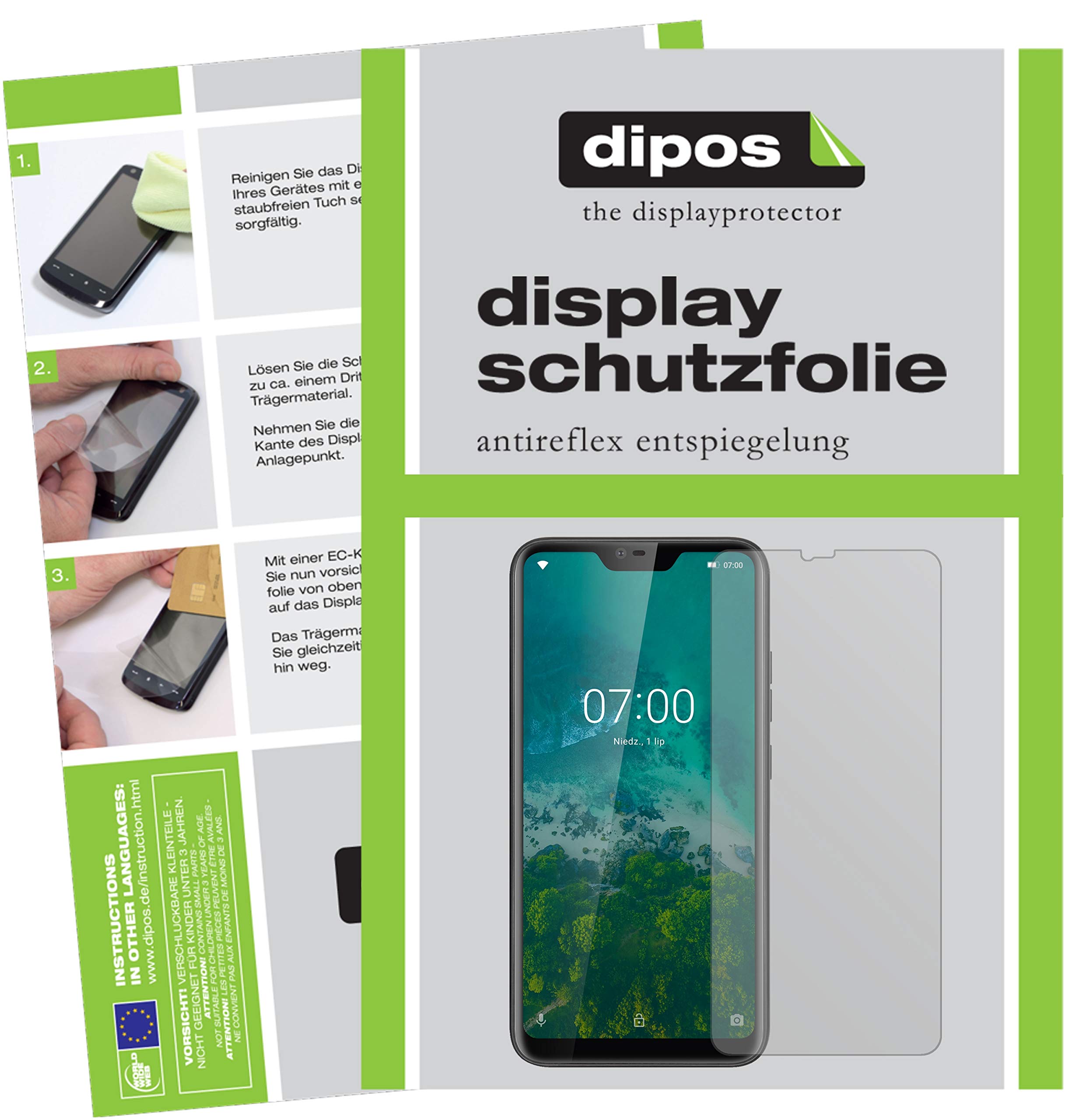 5x Pellicola Protettiva per Razer Phone 2 Protezione Schermo