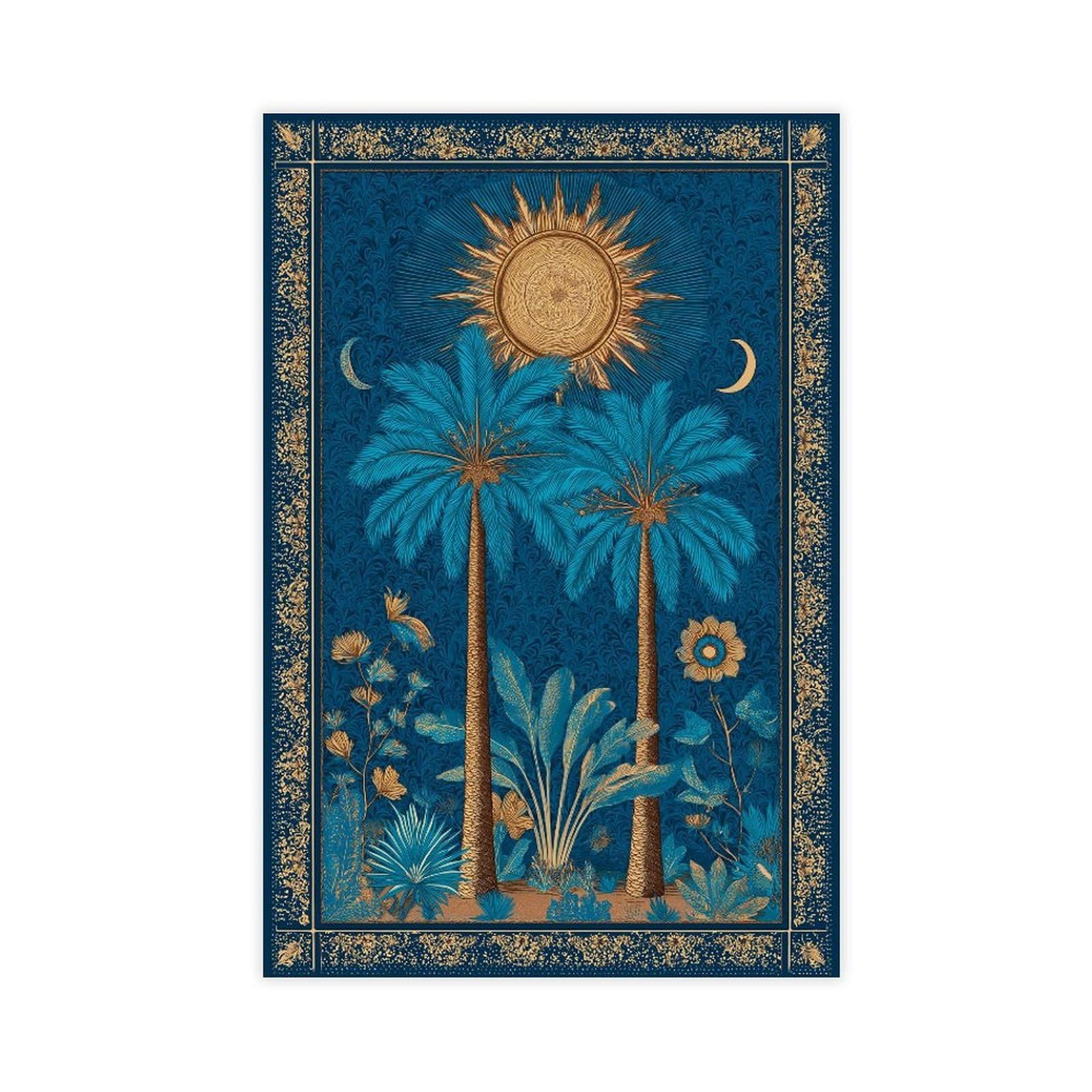 Tropical Botanical Boho Poster Canvas Poster for Living Room Decor Gift