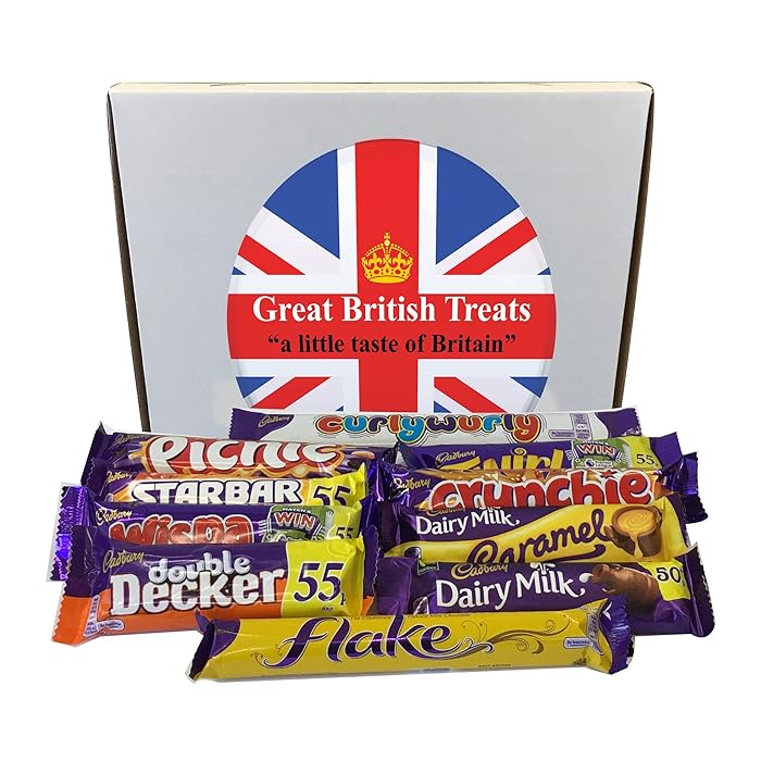 Buy British Foods Worldwide Cadbury's Gift Box 10 Cadbury's Bars Picnic, Flake, Crunchie