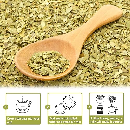 Miniatura 6 de TEARELAE - Té Yerba Mate - 0.11oz x 50 unidades - Bolsa de té Yerba Mate 100% pura sin ahumar - País de origen Argentina - Rico en nutrientes y