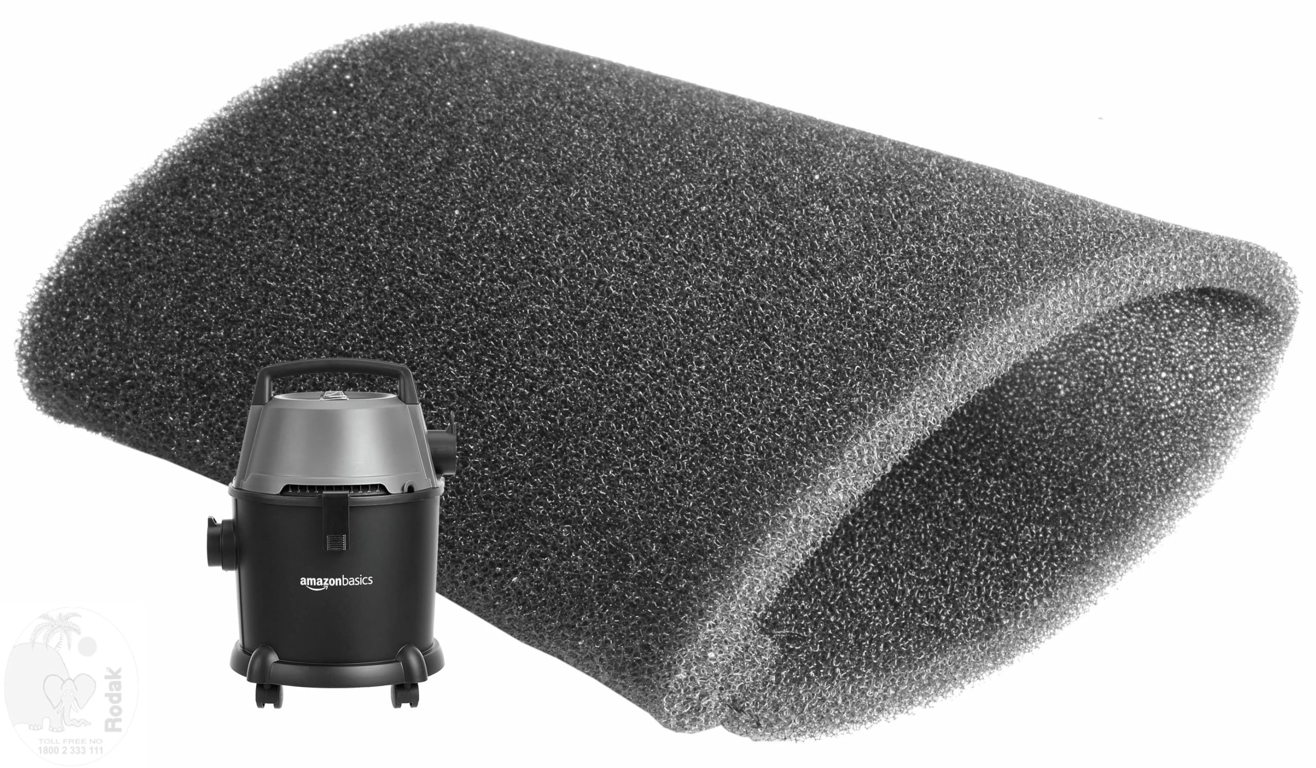 Foam Filter Compatible With Amazon Basic 15 L Wet and Dry Vacuum Cleaner-image-28