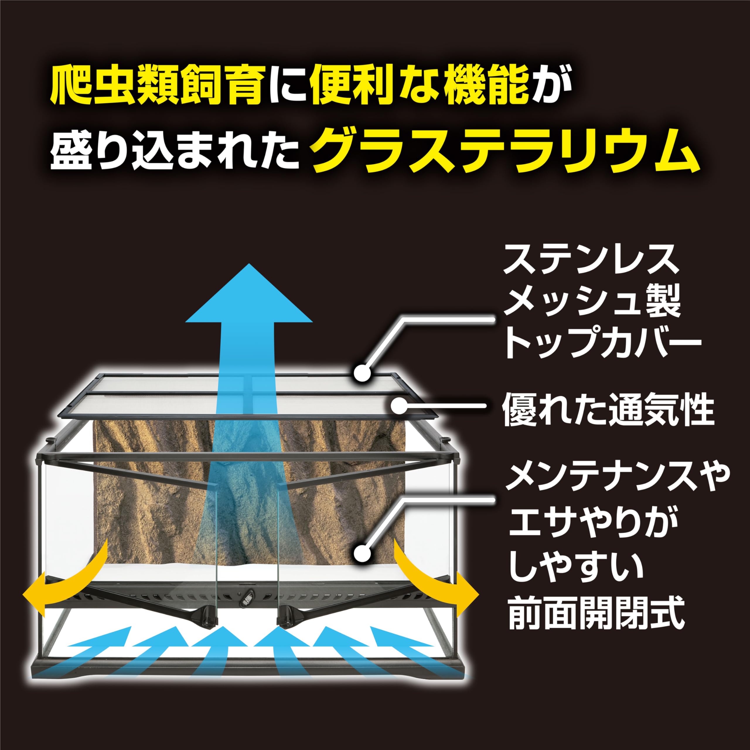 Amazon | GEX EXOTERRA フトアゴヒゲトカゲ&リクガメ飼育キットBK