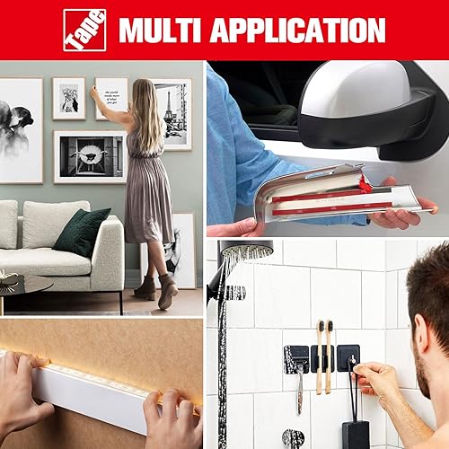 Miniatura 6 de HitLight suministros de montaje para tira de luces LED, Cinta de espuma, 30 m (100 feet)