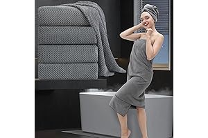 Extra Large Bath Sheets (35" x 70") in Enchanting Dark Gray -...