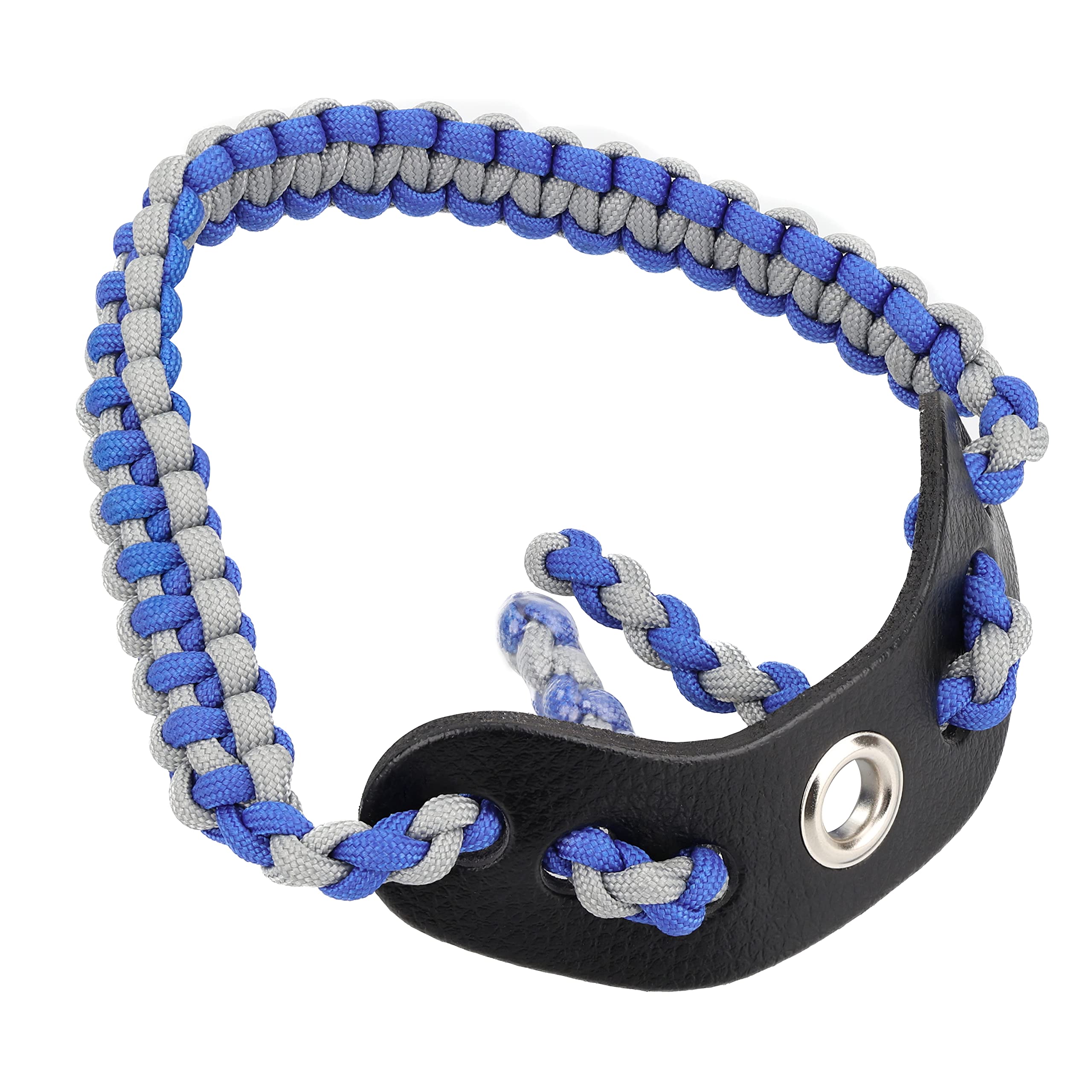Sunya Imbragatura da Polso con Arco Composto, 550 Paracord Leggero, con Un Buon Supporto in Pelle