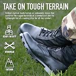 ROTHCO Rothco Bottes de jungle - 8 Inch Botte militaire et tactique pour femme, Hommes , Rugged Tous Terrain léger Chaussures de randonnée Uniforme avec toile respirante