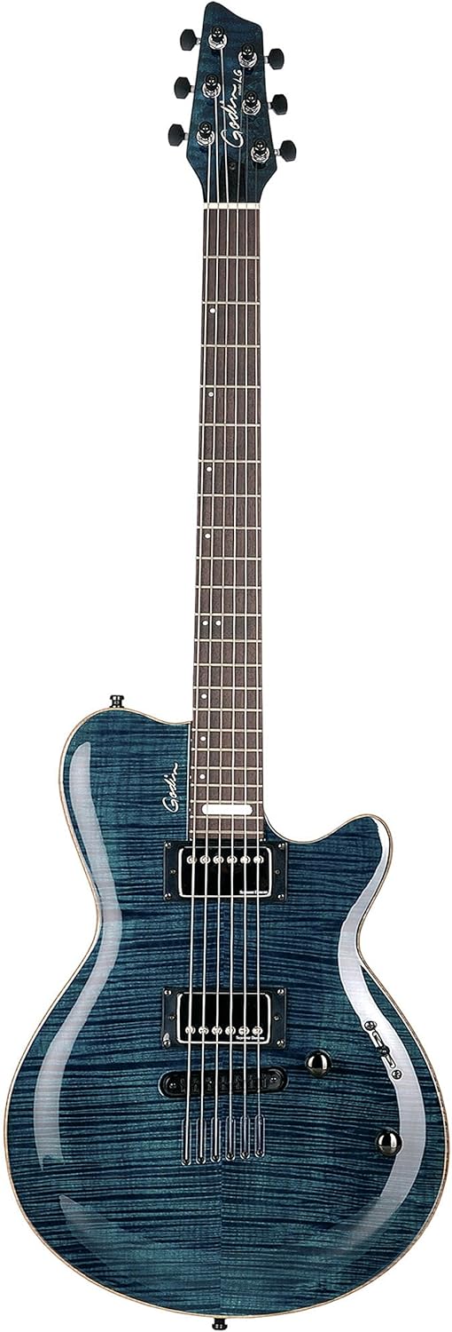 Buy Godin LGXT Trans Blue AAA Electric Guitar at Ubuy Zimbabwe