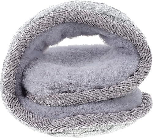 Miniatura 4 de EXCEART 1 orejeras unisex de punto cálido, calentadores de orejas, diadema de invierno, orejeras de forro polar para adultos y niños