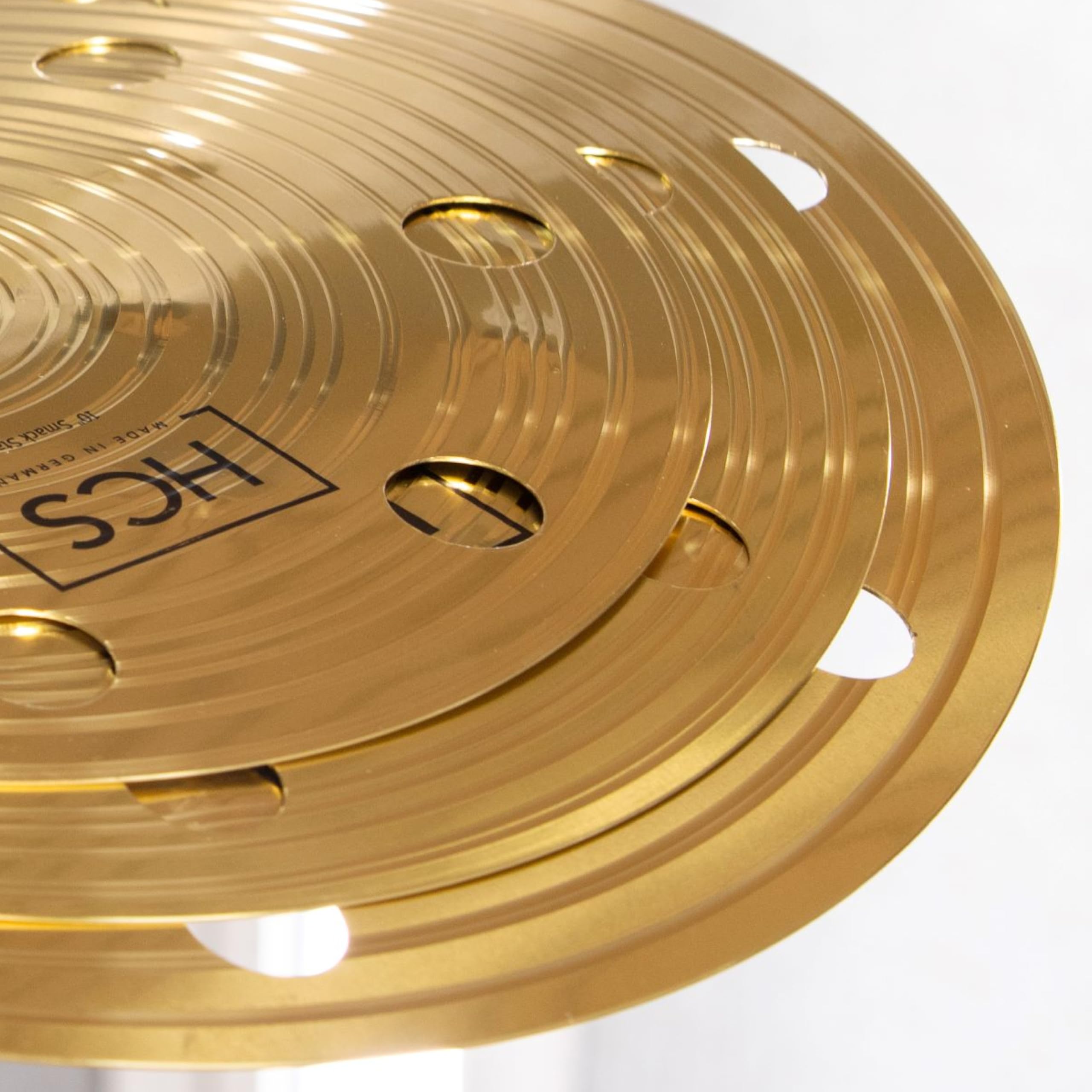 Meinl Cymbals HCS Smack Stack 10/12/14 Zoll (Video) Schlagzeug Becken (35,56cm) Messing, Traditionelles Finish (HCS024SM)
