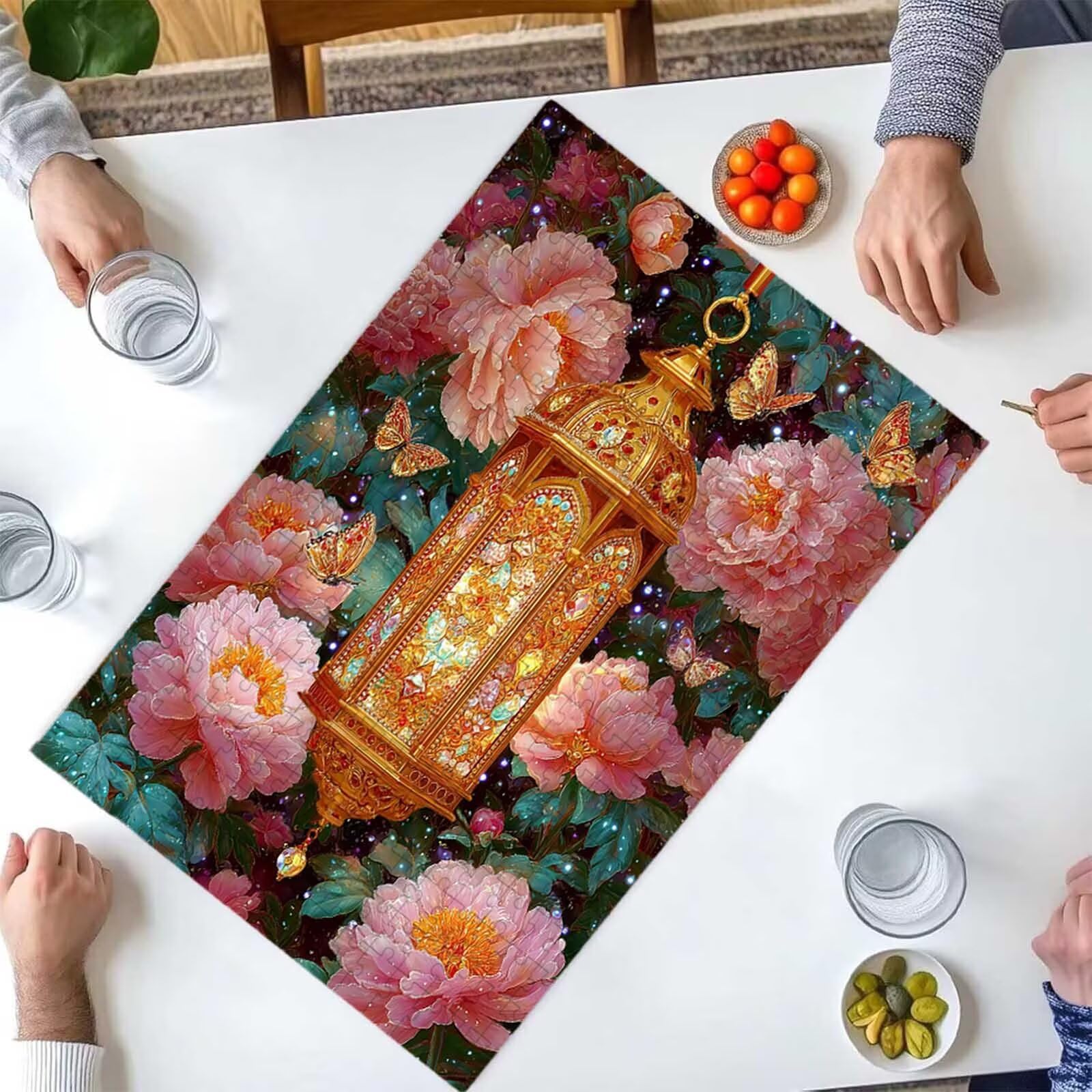 1500 Pezzi di Puzzle, Lupo Animale 1500 Pezzi di Puzzle per Adulti, Regalo Anniversario, Regalo Natale, Decorazione Casa, Prevenzione Degenerazione Cerebrale Negli Anziani 87x57cm PjY7168 L-F