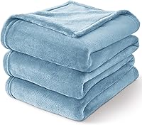 Vista 160 de BEDELITE Fleece Blanket White Throw Blanket for Couch & Bed, Luxury Plush Cozy Fuzzy Blanket 50" x 60", Super Soft Warm Lightweight Throw Blanket