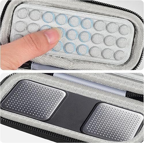 Miniatura 4 de Funda compatible con KardiaMobile 1L 6L Monitor de electrocardiograma personal, soporte de almacenamiento también se adapta a monitor de frecuencia