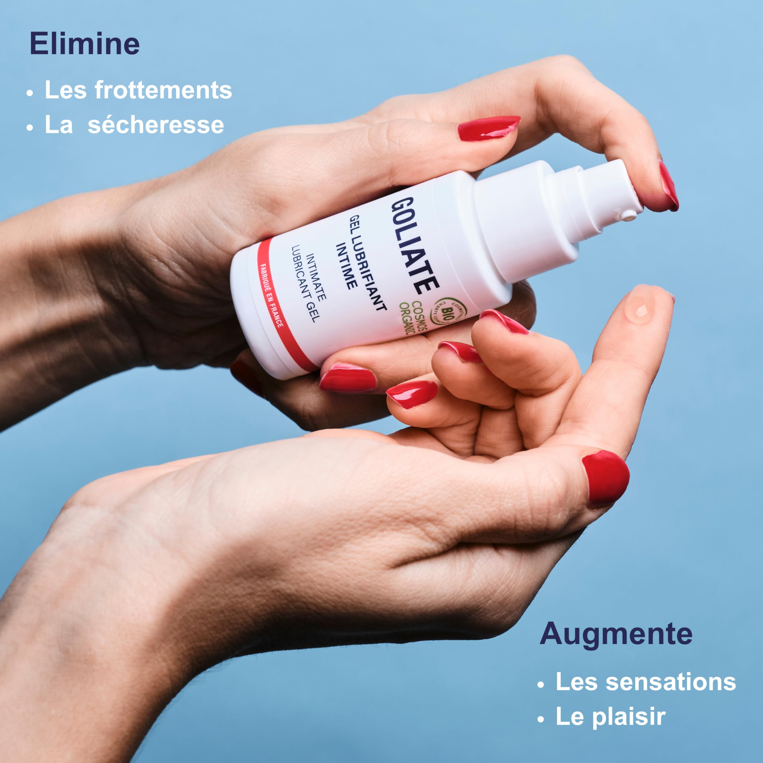 GOLIATE - Cofanetto Regalo Rituale Cura I Gel lubrificante intimo all'acqua - Balsamo Cura vulva - Gel femminile I Bio, naturale, idratante, made in France