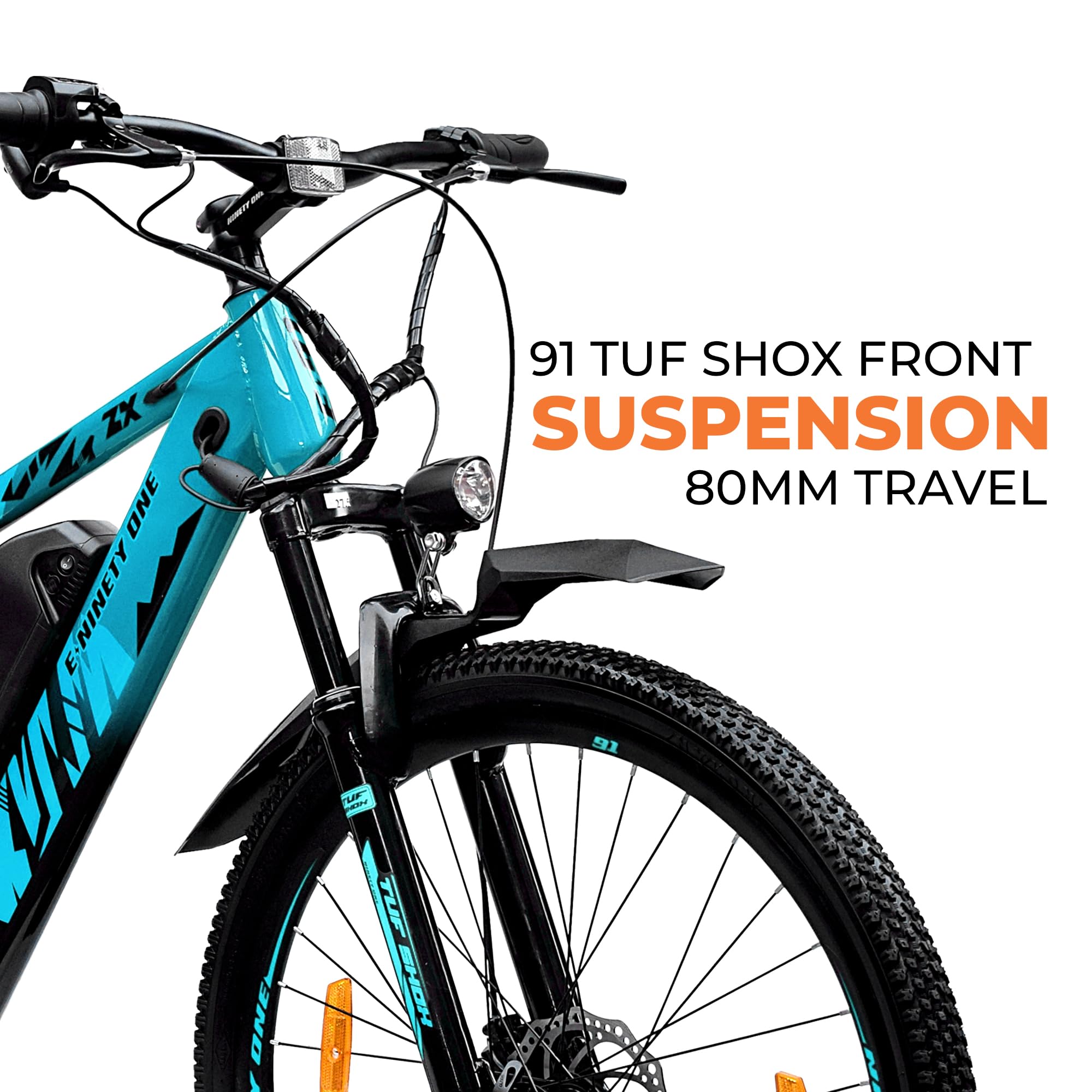 NINETY ONE ZX | Electric Cycle | 10.4Ah Battery | 27.5T | 91 Tuf