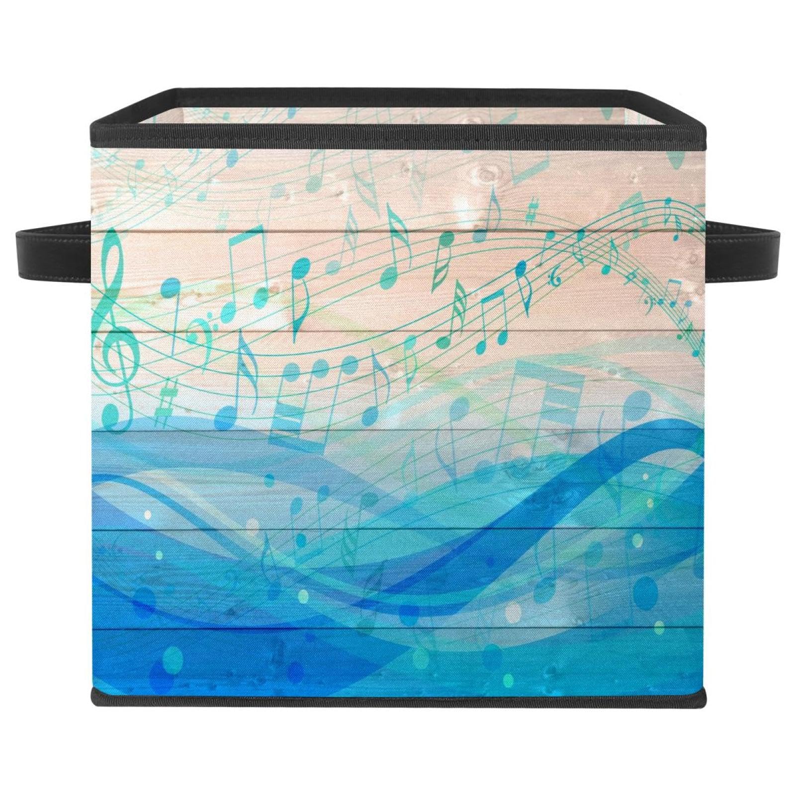 Boîte de rangement en tissu bleu bac de placard pour jouet