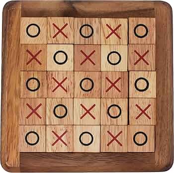 Amazon | 五目並べ 木製ゲーム 対戦 知育 TicTacToe5 OX