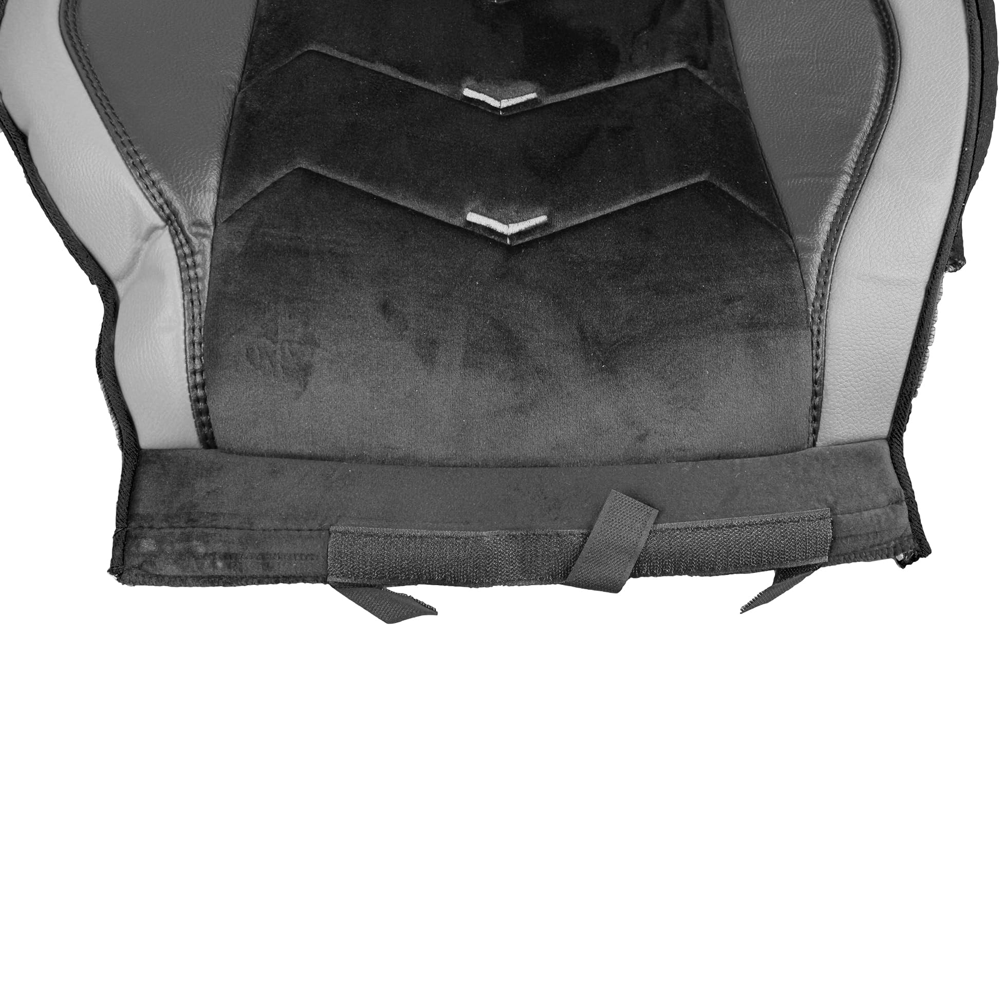 Generisch Fundas de asiento aptas para MAN TGX TGS TGM TGL 2015-2020 Camión 1+1 Piel/Alcantara, color negro con gris