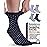 Pembrook Ankle Diabetic Socks for Women & Men - 4 Pairs Bamboo Viscose Smooth Toe Seams, Non Binding, Moisture-Wicking, Wide Top Diabetic Ankle Socks for Women, Gray, Navy, Lilac, Aqua