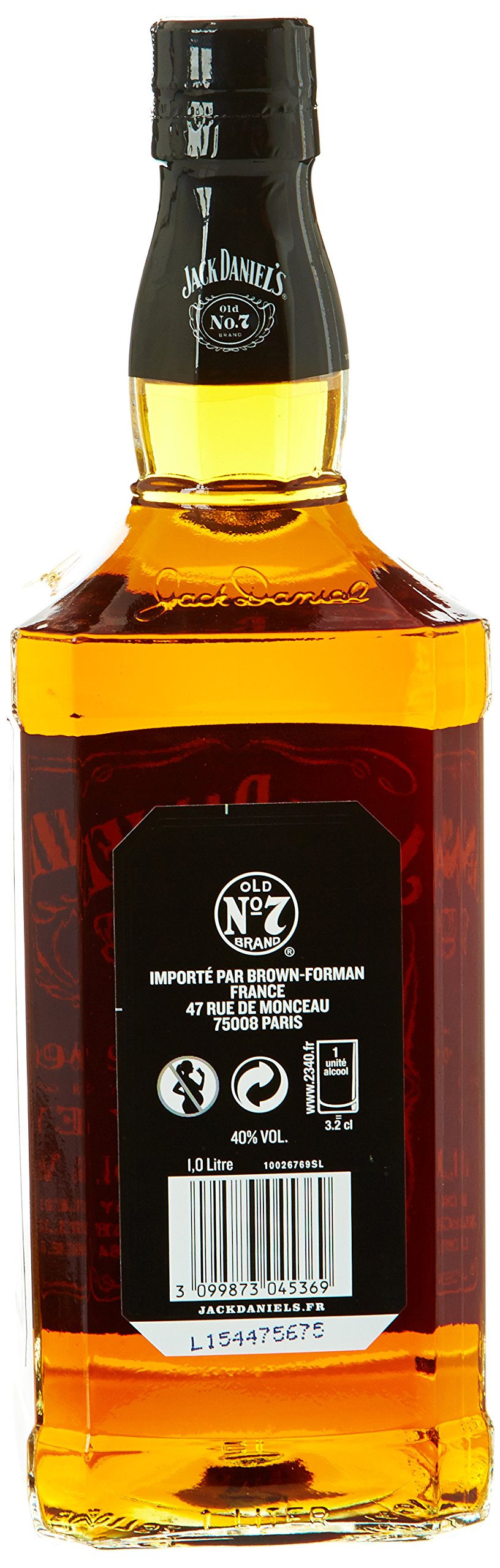 Jack Daniel's Tennessee Whiskey 1L (Lot de 2)