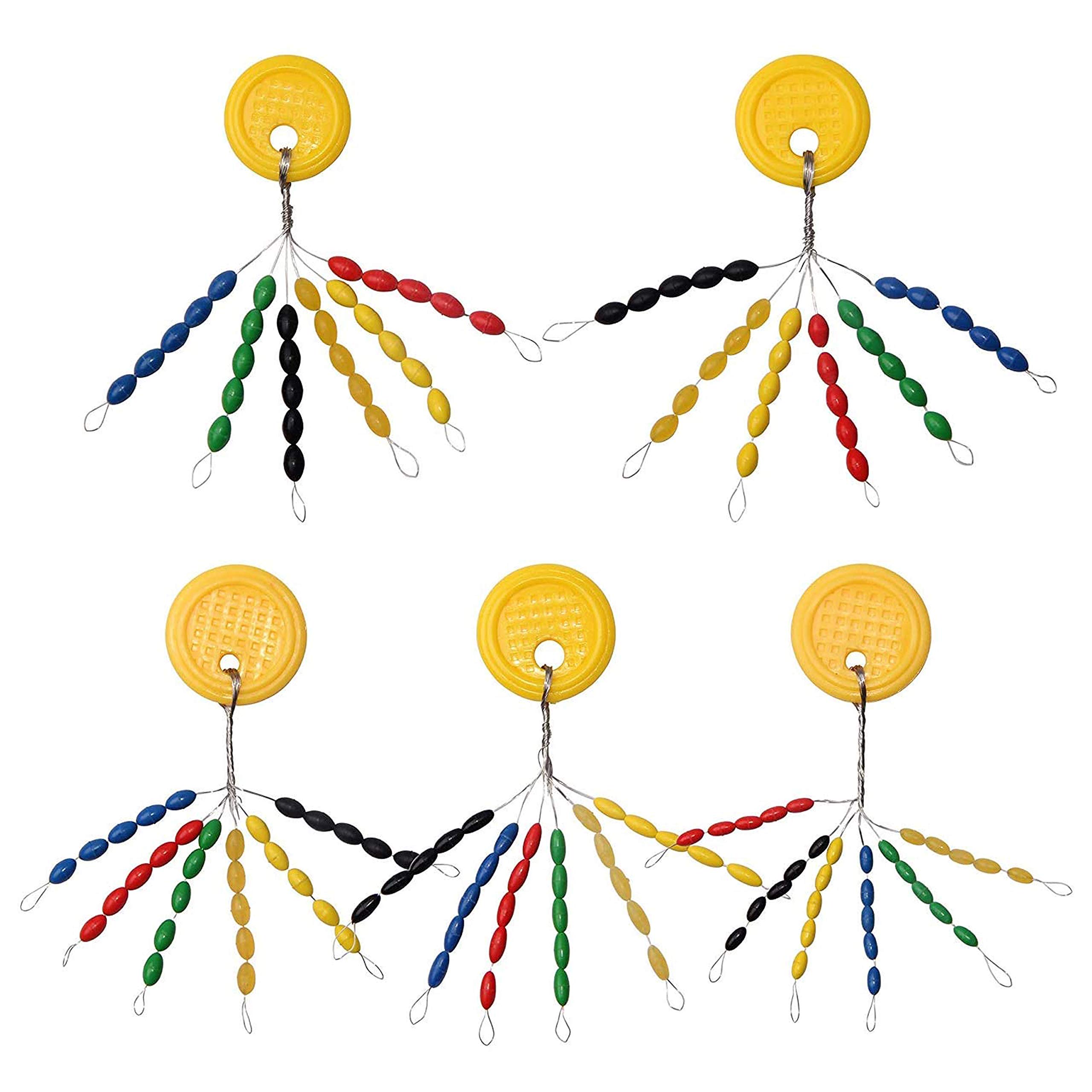Fishing Bobber Stoppers Rubber Bobber Beads Stopper 30 in 1 Oval Floats Sinker Stops Fishing Line Stoppers for Rigging SS, S, M, L, LL (SS#)