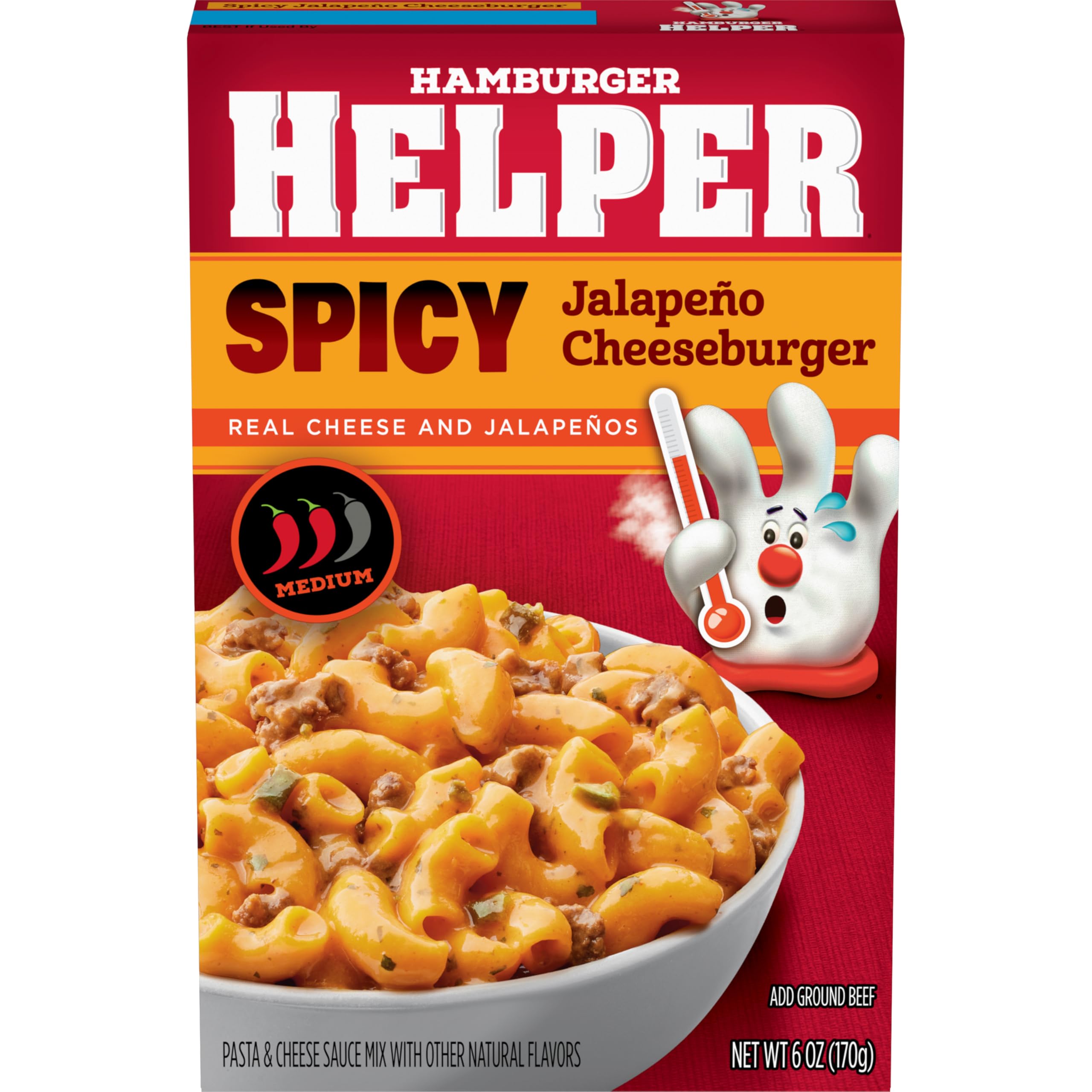 Amazon.com : Hamburger Helper Spicy Jalapeno Cheeseburger Pasta