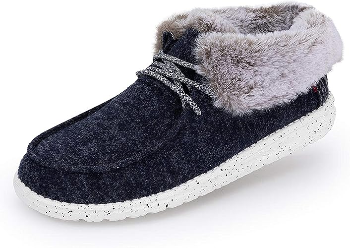 Womens fur lined hey dudes Clearance