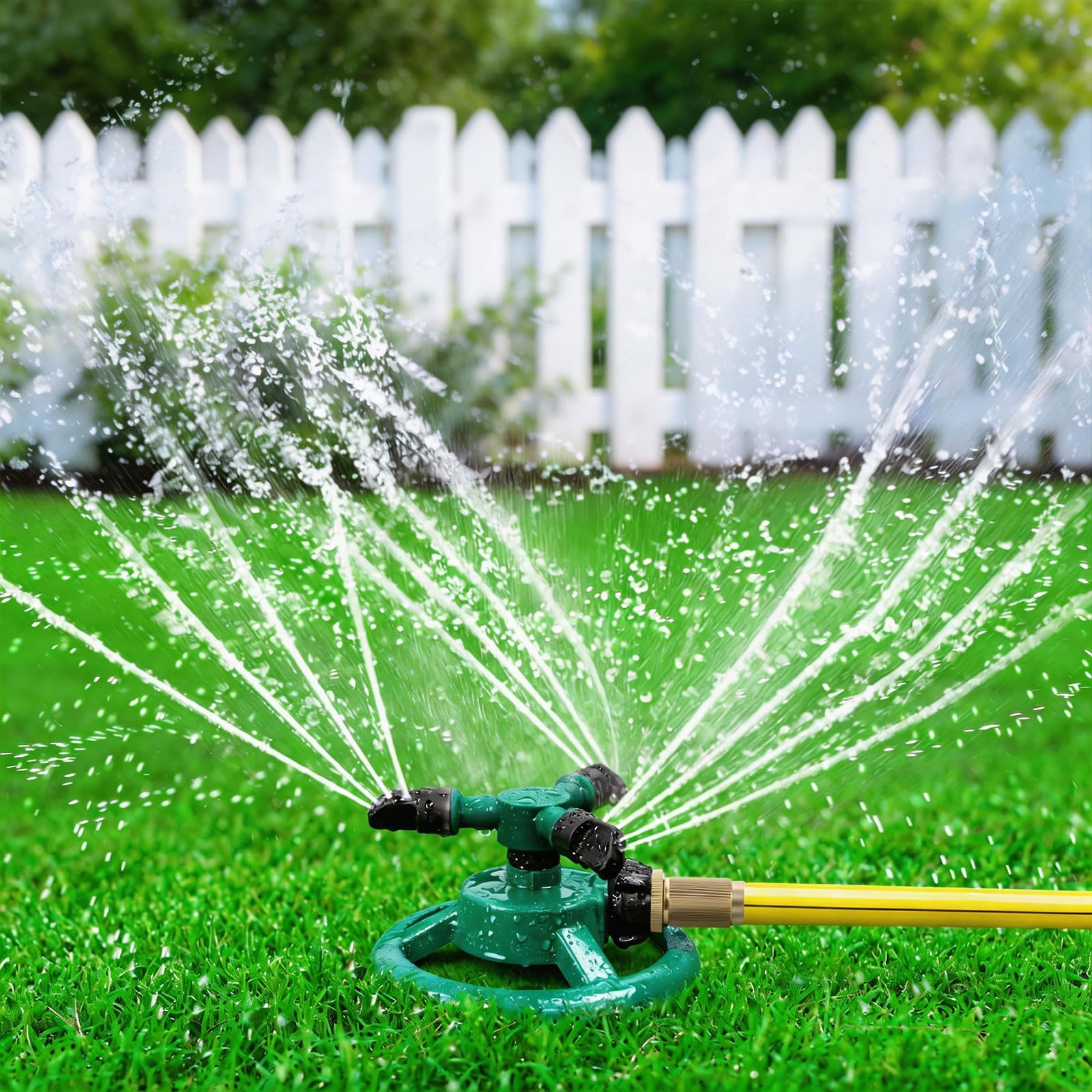 Photo 1 of Sprinklers for Yard, Rotating Lawn and Garden Sprinkler for Large Area Coverage, Yard Sprinklers for Kids and Pets Playing