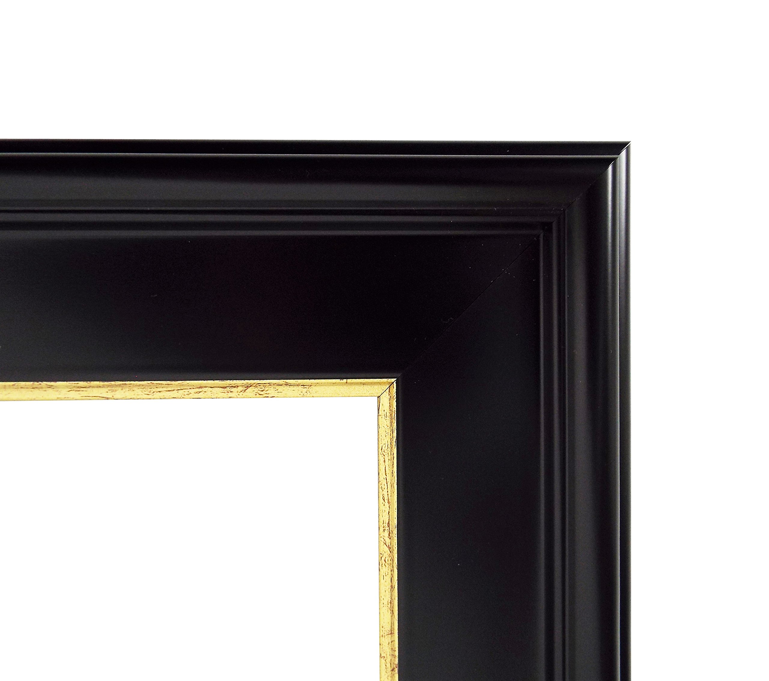 Guerrilla Painter Lamar 9x12 Fine Art Frame - Satin Black With Gold Liner For Plein Air Paintings