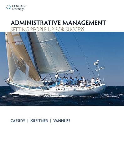 Administrative Management: Setting People Up for Success - Instructor Resources (Instructor Manual + Test Bank (LMS Packages) + PowerPoint) - img
