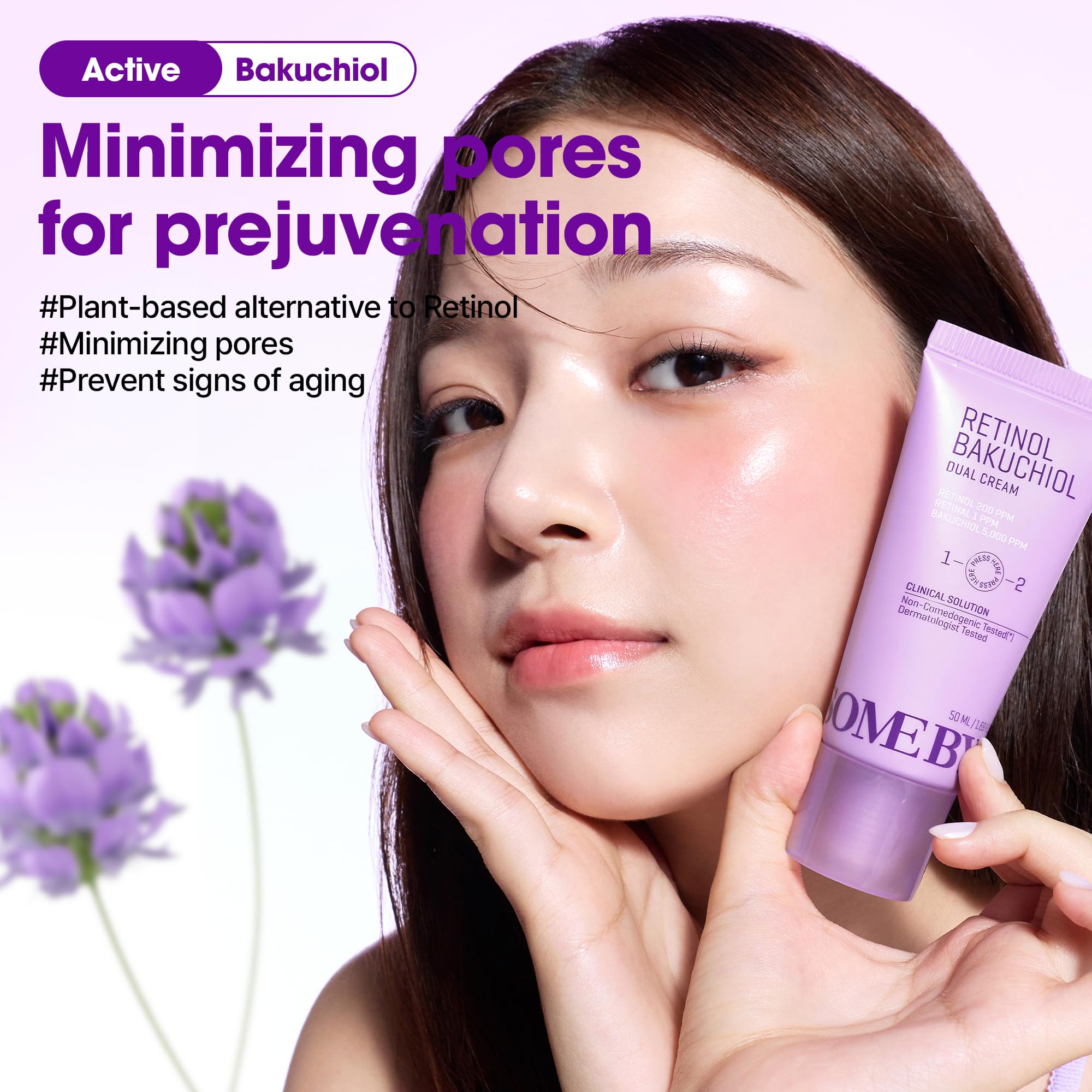 SOME BY MI Retinol Bakuchiol Dual Cream with Collagen, 1.69 oz