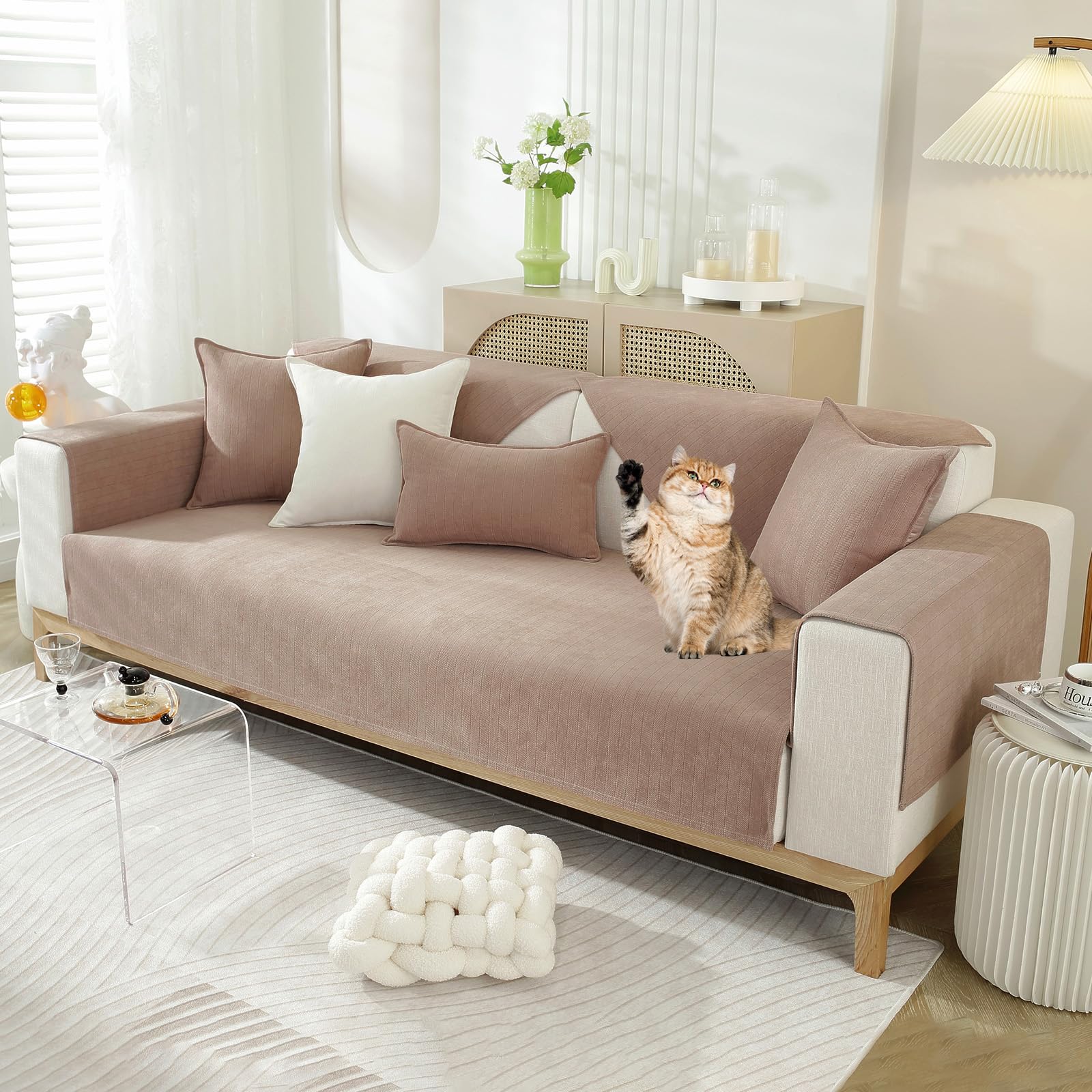 Rosnek Couch überwurf,Plüsch Superweich Sofaüberwurf
