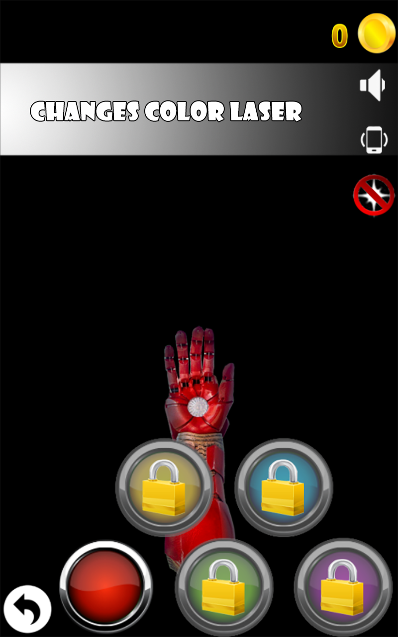 Iron Glove Laser Pointer App on Amazon Appstore