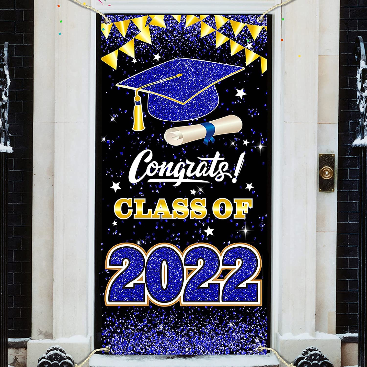 Buy 2022 Graduation Party Decorations Graduation Banner Signs, Large ...