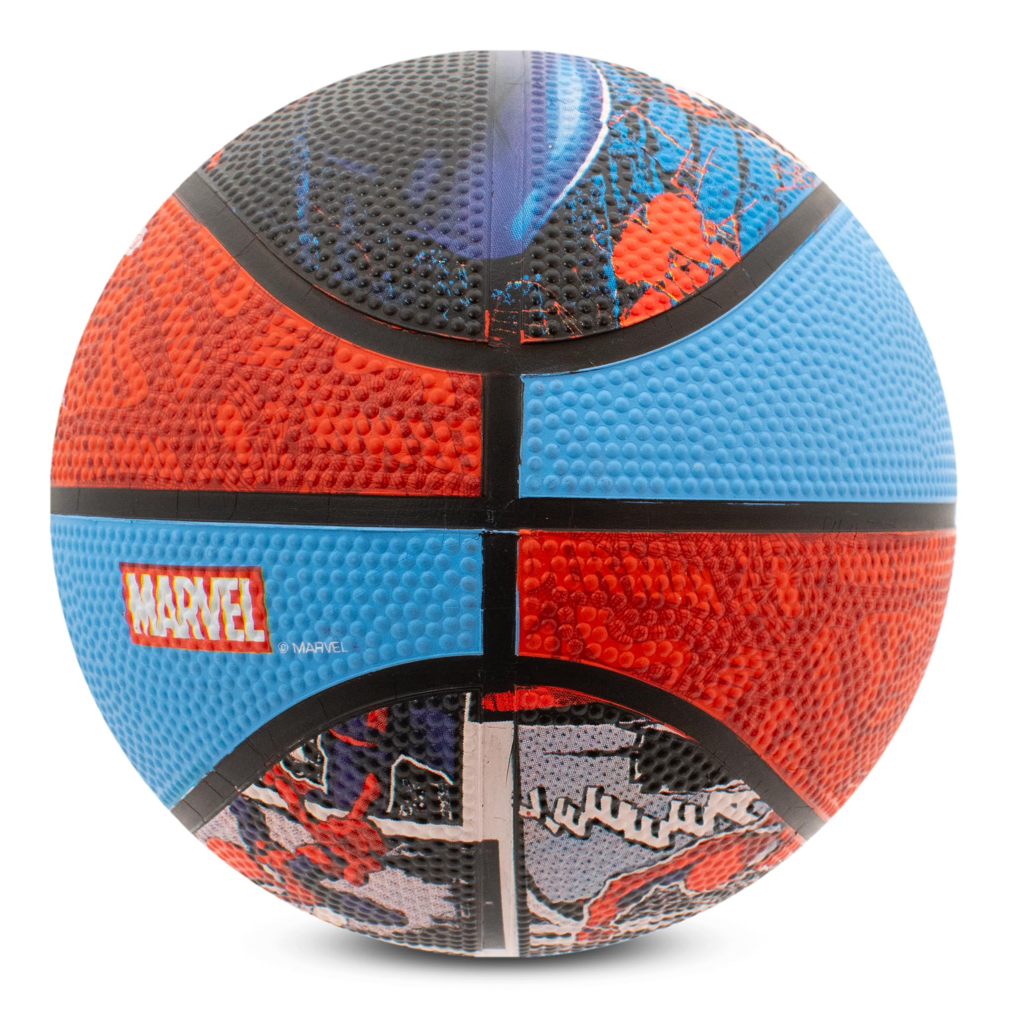 Hy-Pro Offiziell lizenzierter Avengers Basketball Größe 5 - Indoor & Outdoor Basketbälle mit Marvel-Design und Avengers-Grafik - Kleiner Basketball - Anti-Rutsch-Material
