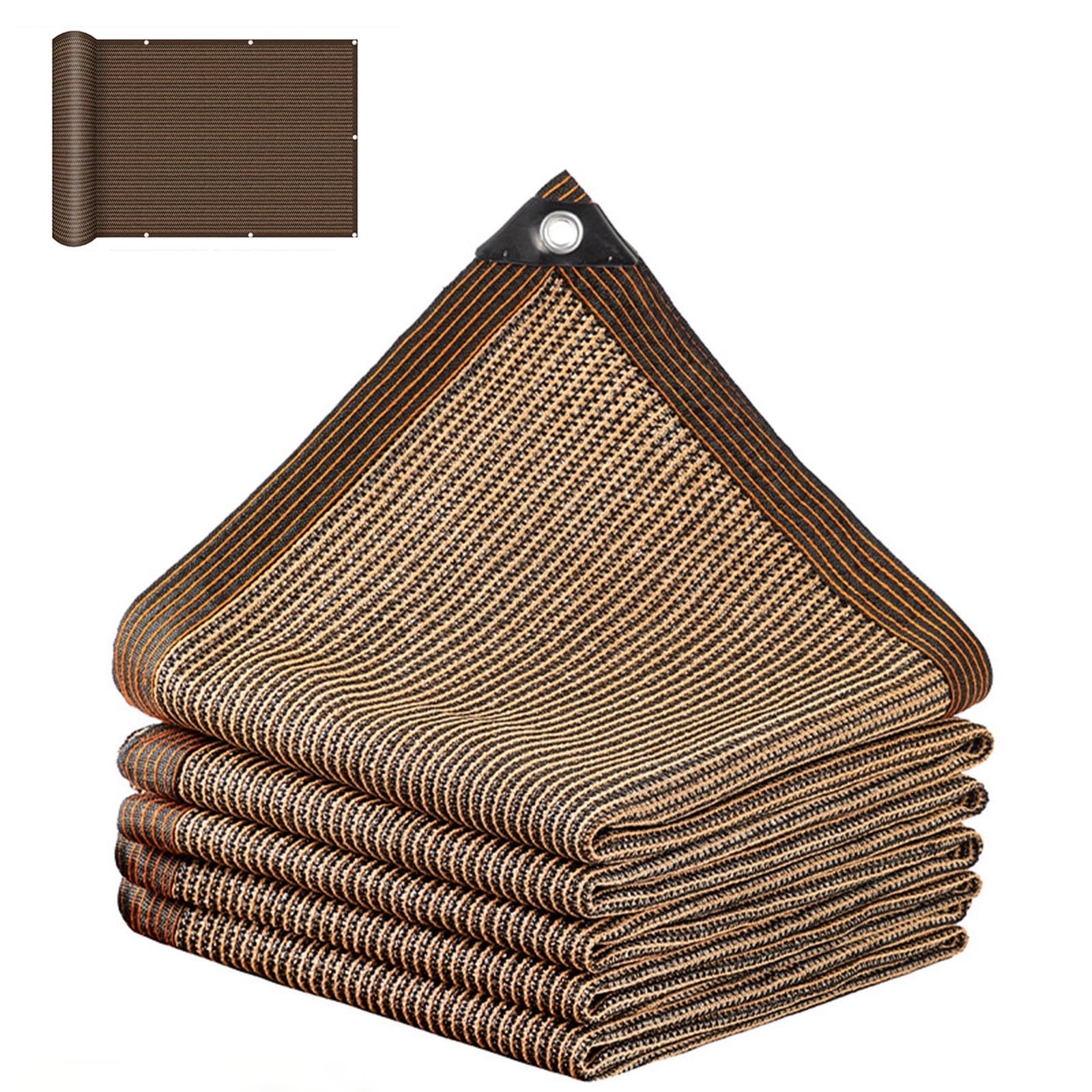 WQPMNYG 90% Sun Shade Cloth – Durable Pergola Canopy, Tear-Resistant Shade Net with Grommets, Ideal for Patio, Garden, Backyard, Outdoor Sun Protection