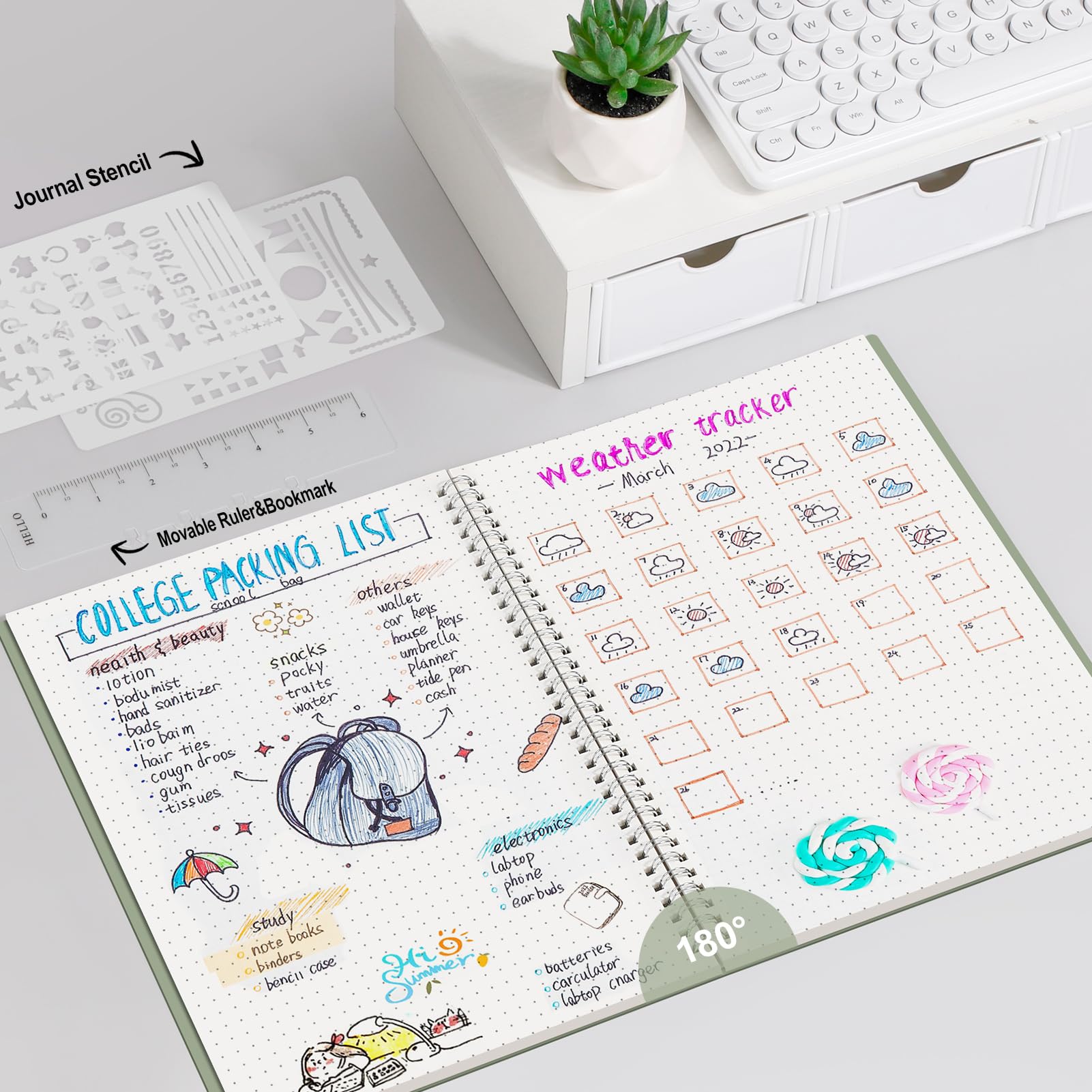 Bloc De Notas De Tapa Dura Con Notas Adhesivas De Colores Aisladas En Fondo Blanco Un Cuaderno 257468387