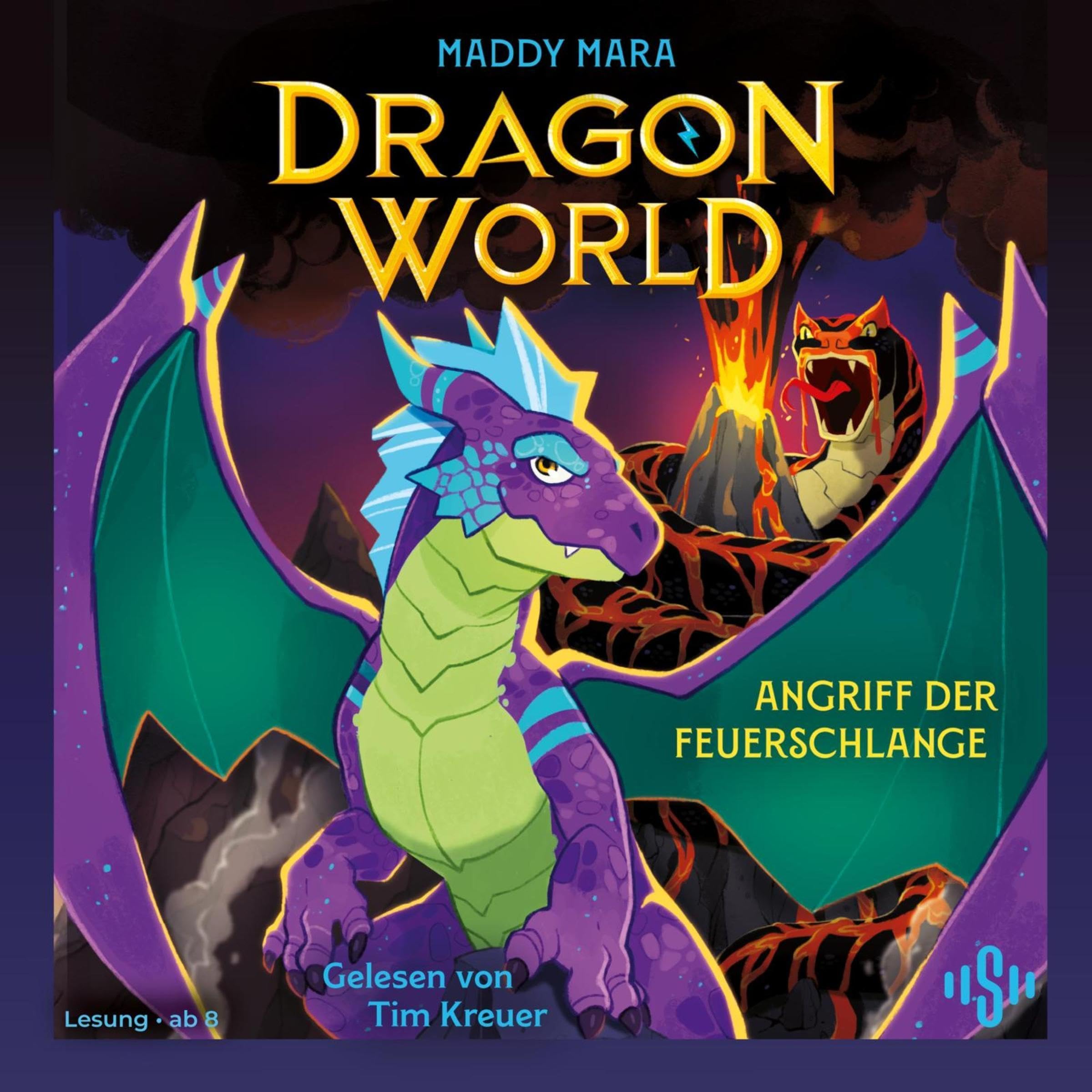 Cover art for Dragon World – Angriff der Feuerschlange (Dragon World, Bd. 1)