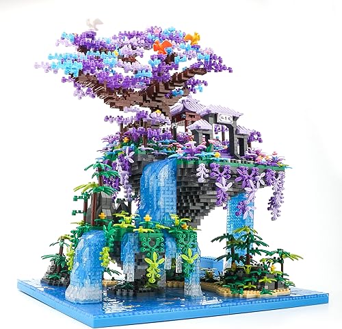 Miniatura 2 de The Moon Palace - Juego de bloques de construcción de bloques de construcción de gran tamaño, colección de arquitectura china, regalo para adultos y