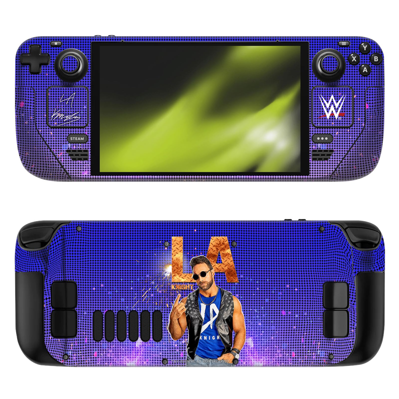 Head Case Designs Officially Licensed WWE Portrait LA Knight Vinyl Sticker Skin Decal Cover Compatible with Steam Deck OLED