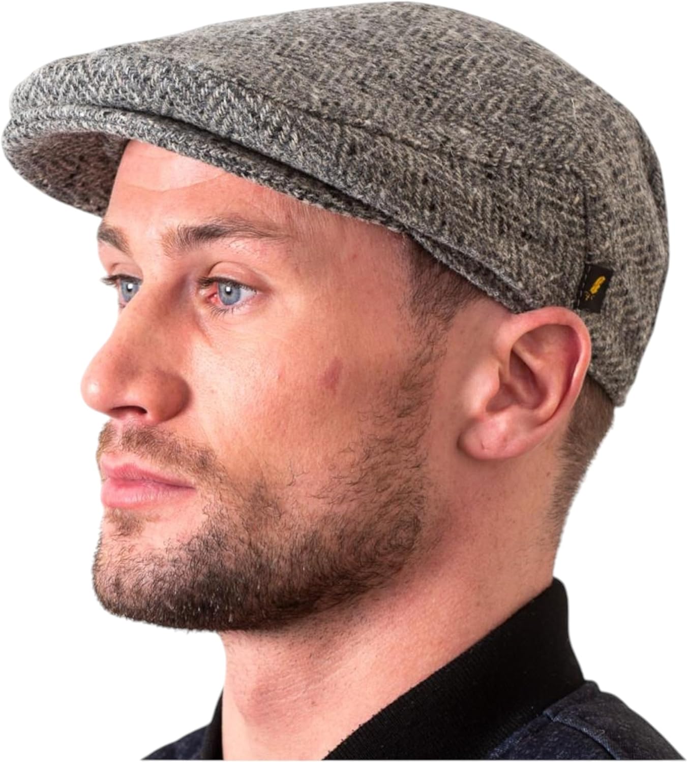 Hatman Of Ireland Newsboy Cap - Donegal Tweed, 8-teilig, Made In Ireland