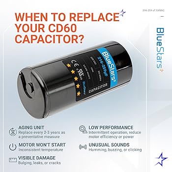 Amazon.co.jp: Blue Stars 216-259 uF/MFD 330V ラウンド