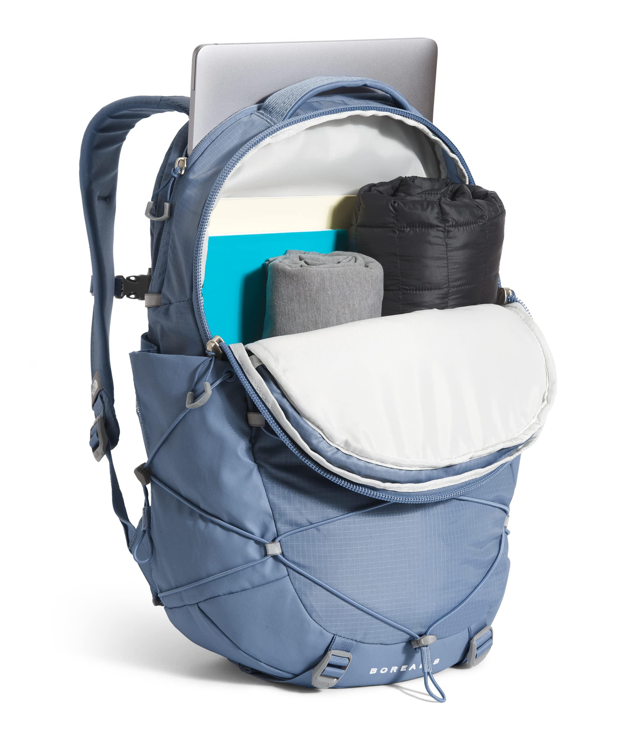 THE NORTH FACE Borealis Mochila para mujer Folk Azul/TNF Blanco 27L : Electrónica
